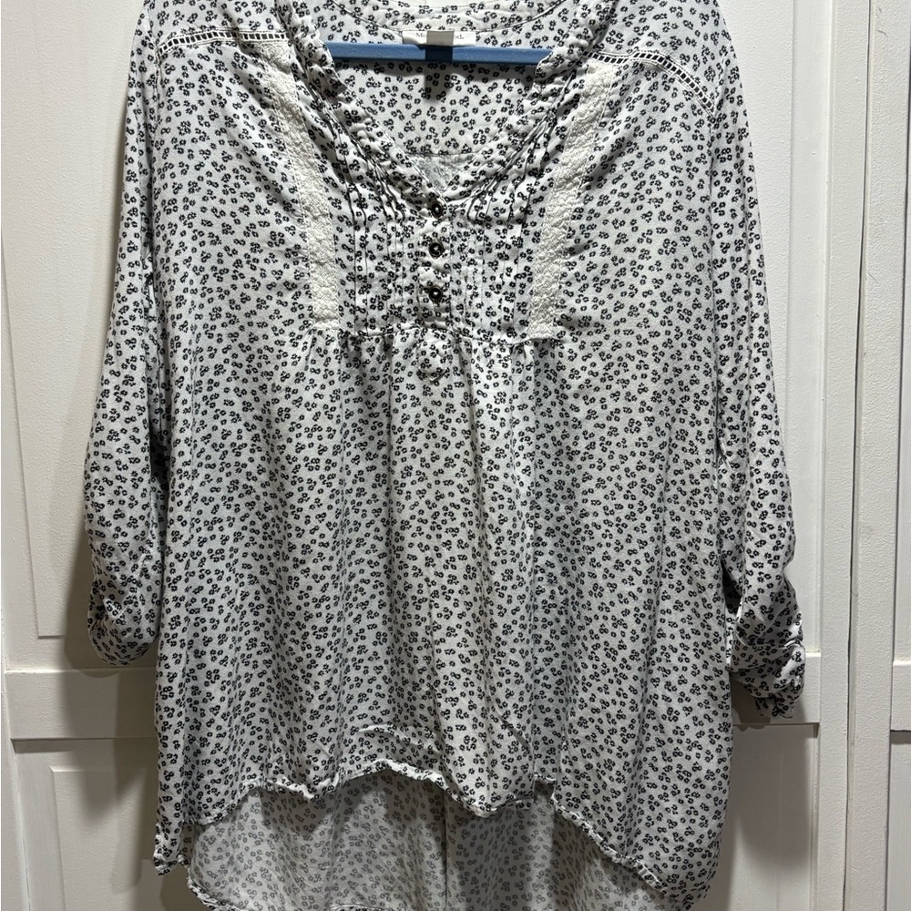 Motherhood Maternity Floral Print Women's Top size x large